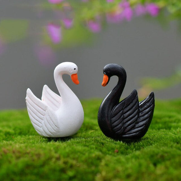 Cute Mini Pink Bird Figurines