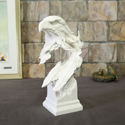 White Sandstone Eagle Statues