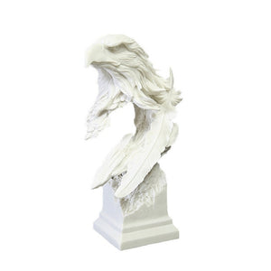 White Sandstone Eagle Statues