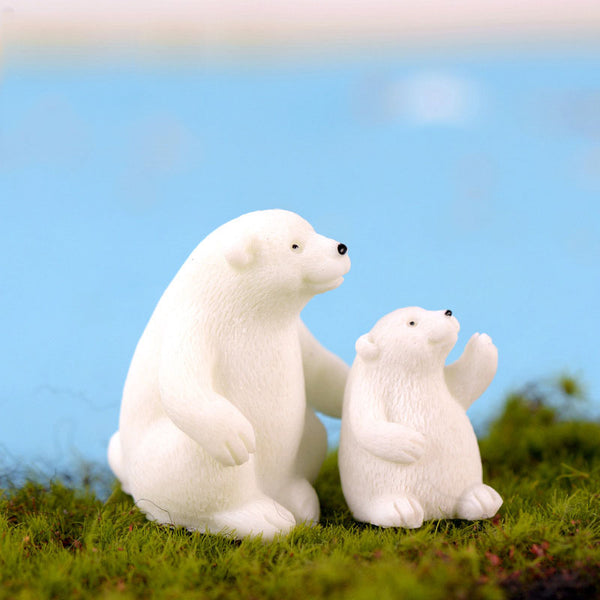 Cute Polar Bear Figurines