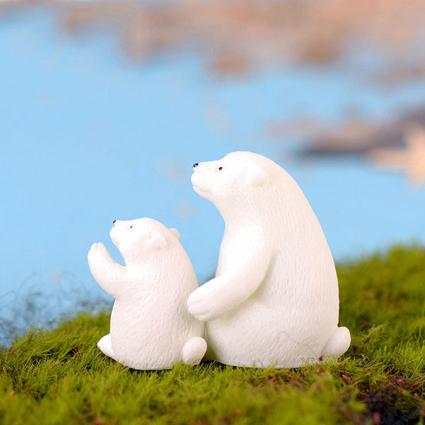 Cute Polar Bear Figurines