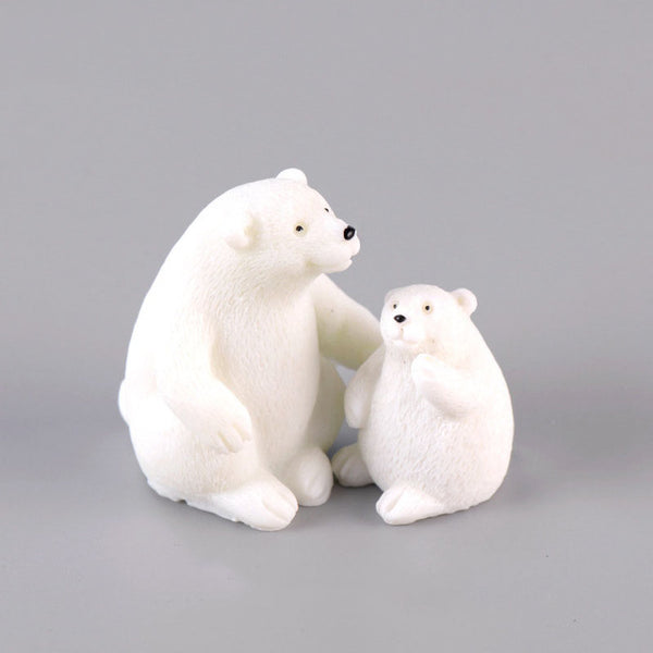 Cute Polar Bear Figurines