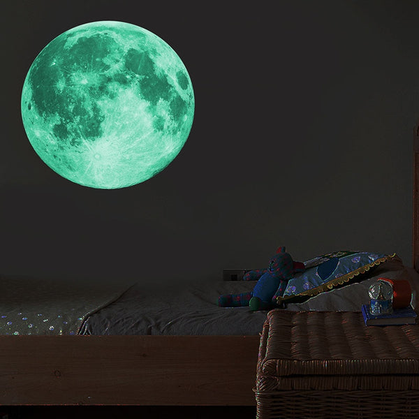 3D Moon Earth Wall Stickers