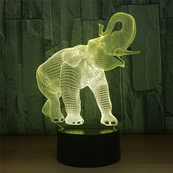 3D Lamp LED Night Light Zoo