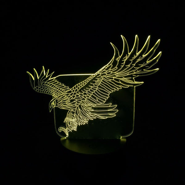 Flying Big Eagle 3D LED Night Light