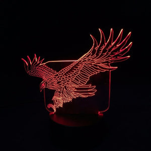 Flying Big Eagle 3D LED Night Light