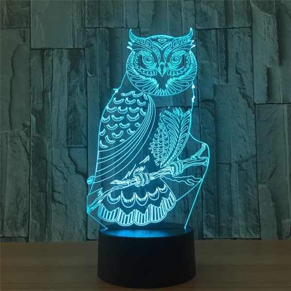 Spiritual Owl LED Night Light