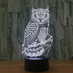 Spiritual Owl LED Night Light