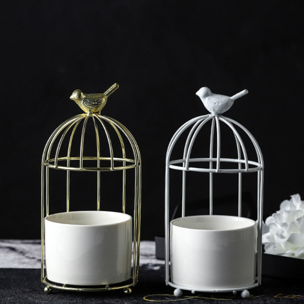 Nordic Style Birdcage Shape Vase