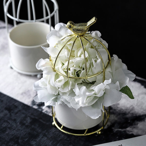 Nordic Style Birdcage Shape Vase