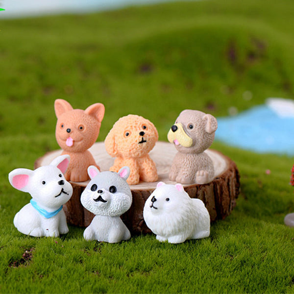 Mini Cute Dog Fairy Garden Figurines