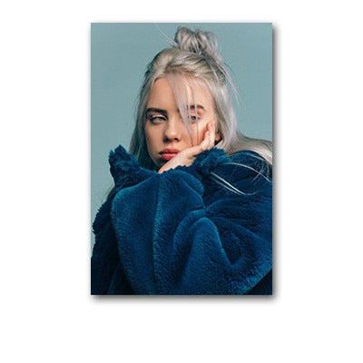 Billie Eilish Wall Painting