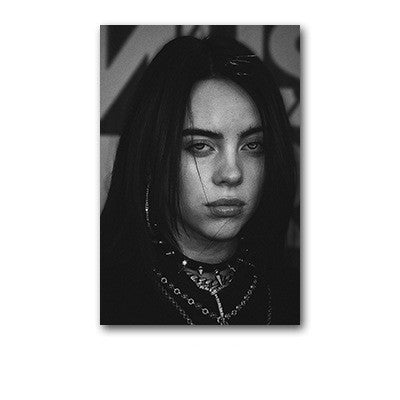 Billie Eilish Wall Painting