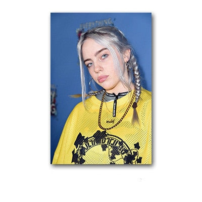 Billie Eilish Wall Painting