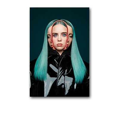 Billie Eilish Wall Painting