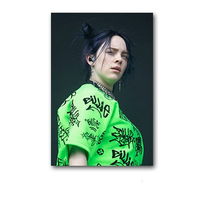 Billie Eilish Wall Painting