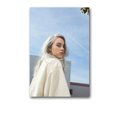 Billie Eilish Wall Painting