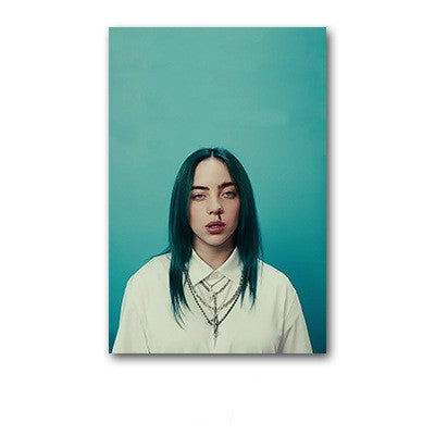 Billie Eilish Wall Painting