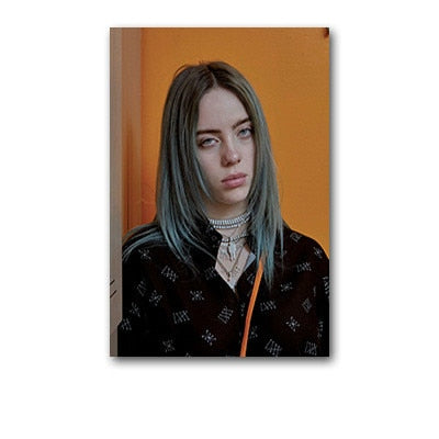 Billie Eilish Wall Painting