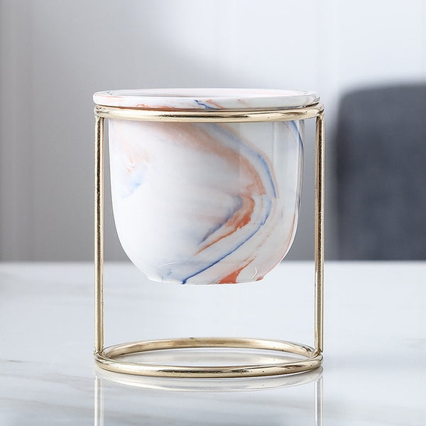 Marble Ceramic Flower Vase