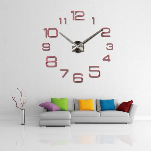 Modern 3D Big Quartz Watch Clocks l