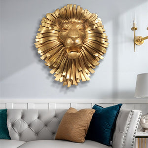 Lion Head Wall Decoration