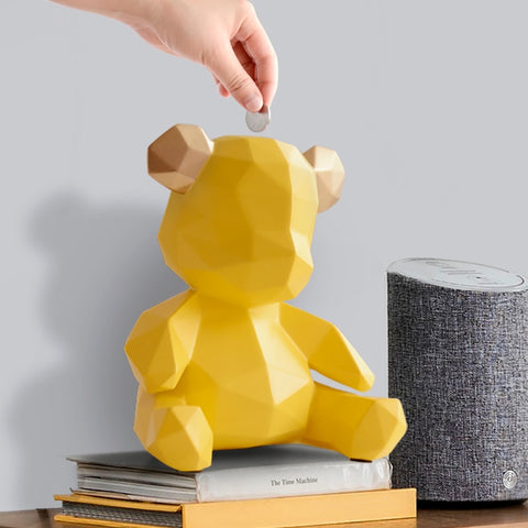 Bear Money Banks Statue