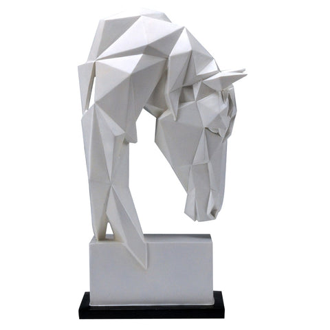 Geometry Horse Head Statues