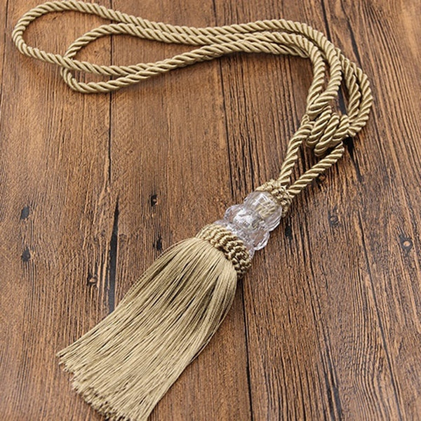 Polyester Tassel Curtain Tieback