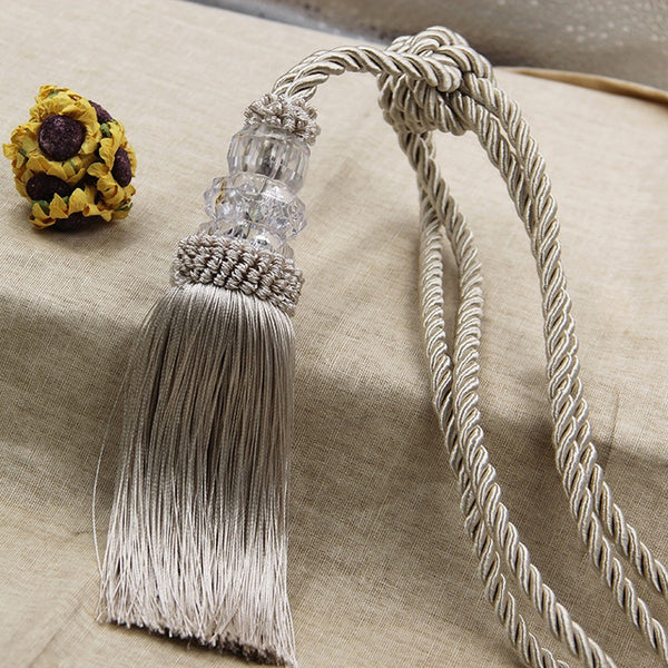 Polyester Tassel Curtain Tieback