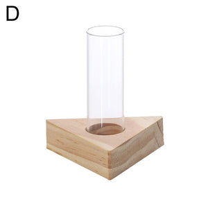 Wood Stand Frame Bottle Vase