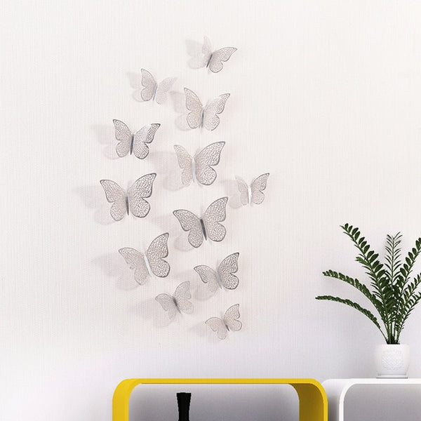 3D Wall Stickers Hollow Butterfly