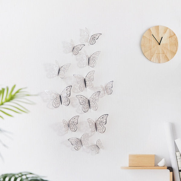 3D Wall Stickers Hollow Butterfly