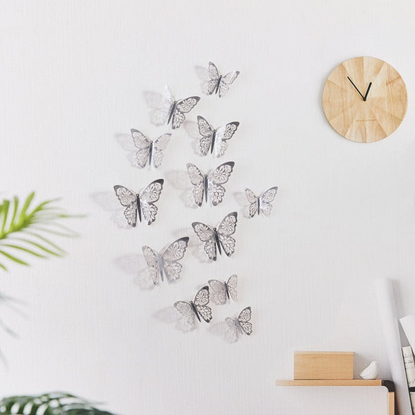 3D Wall Stickers Hollow Butterfly