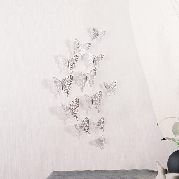 3D Wall Stickers Hollow Butterfly