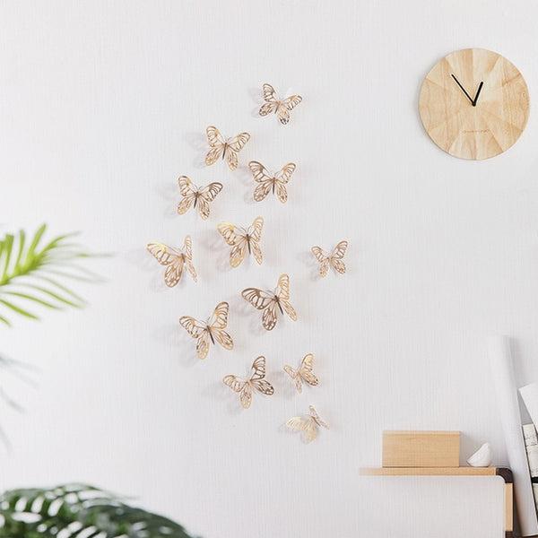 3D Wall Stickers Hollow Butterfly