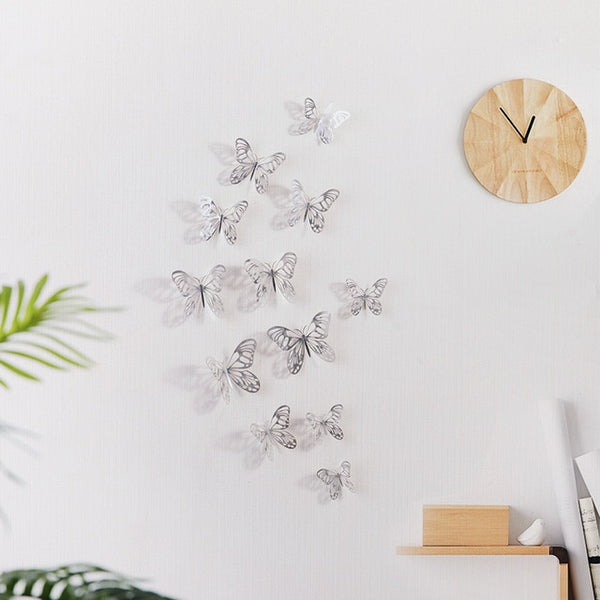 3D Wall Stickers Hollow Butterfly