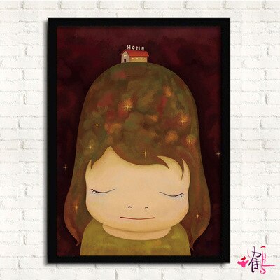 Dream Doll Cartoon Wall Painting