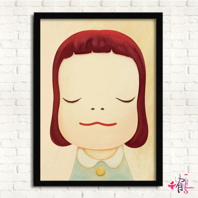 Dream Doll Cartoon Wall Painting