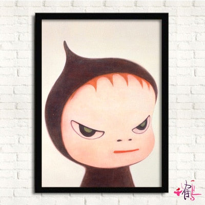 Dream Doll Cartoon Wall Painting