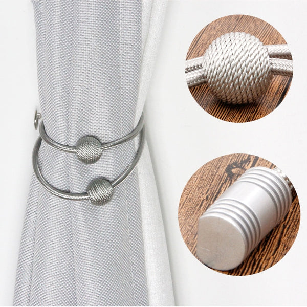 Magnetic Ball Curtain Tiebacks