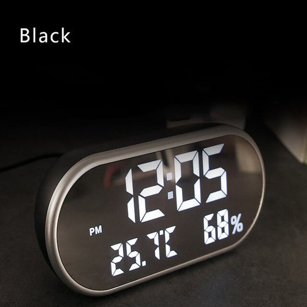 Temperature and humidity Alarm Clock