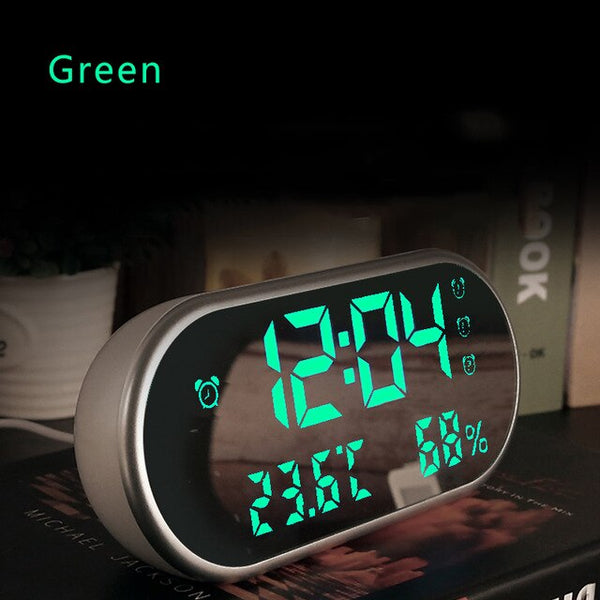 Temperature and humidity Alarm Clock