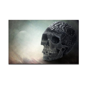 Skull Wall Painting