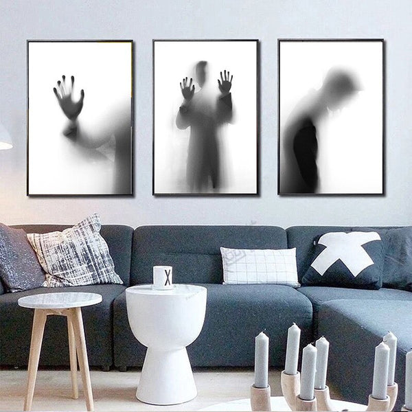 Men Shadow Wall Art