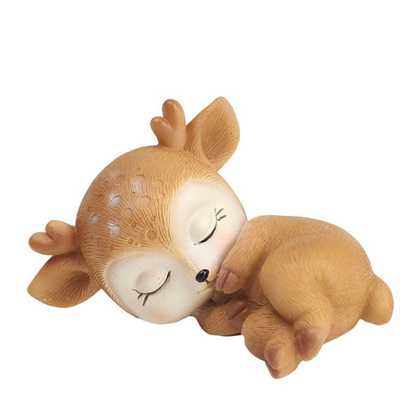 Cartoon Deer Baby Sleep Figure