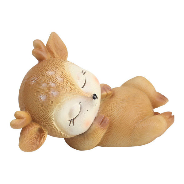 Cartoon Deer Baby Sleep Figure