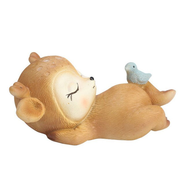 Cartoon Deer Baby Sleep Figure