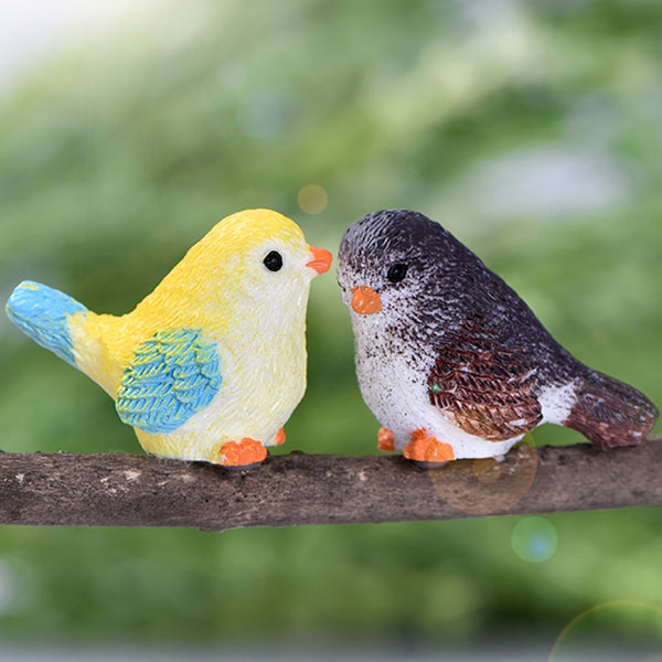 Colorful Cute Birds Miniatures