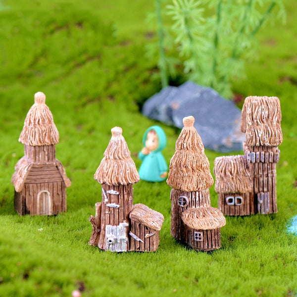 Cartoon Grass House Miniatures